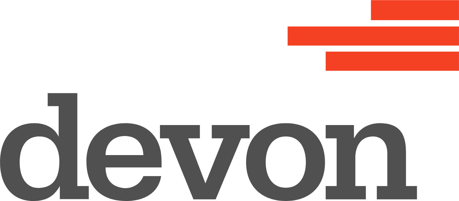 Devon Energy
 logo large (transparent PNG)