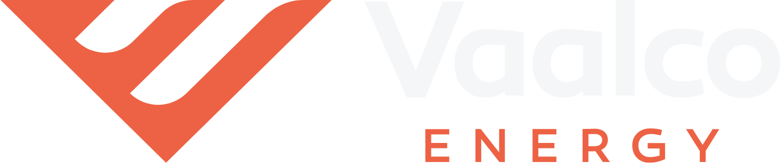 Vaalco Energy
 logo fulle size on a dark background (transparent PNG)