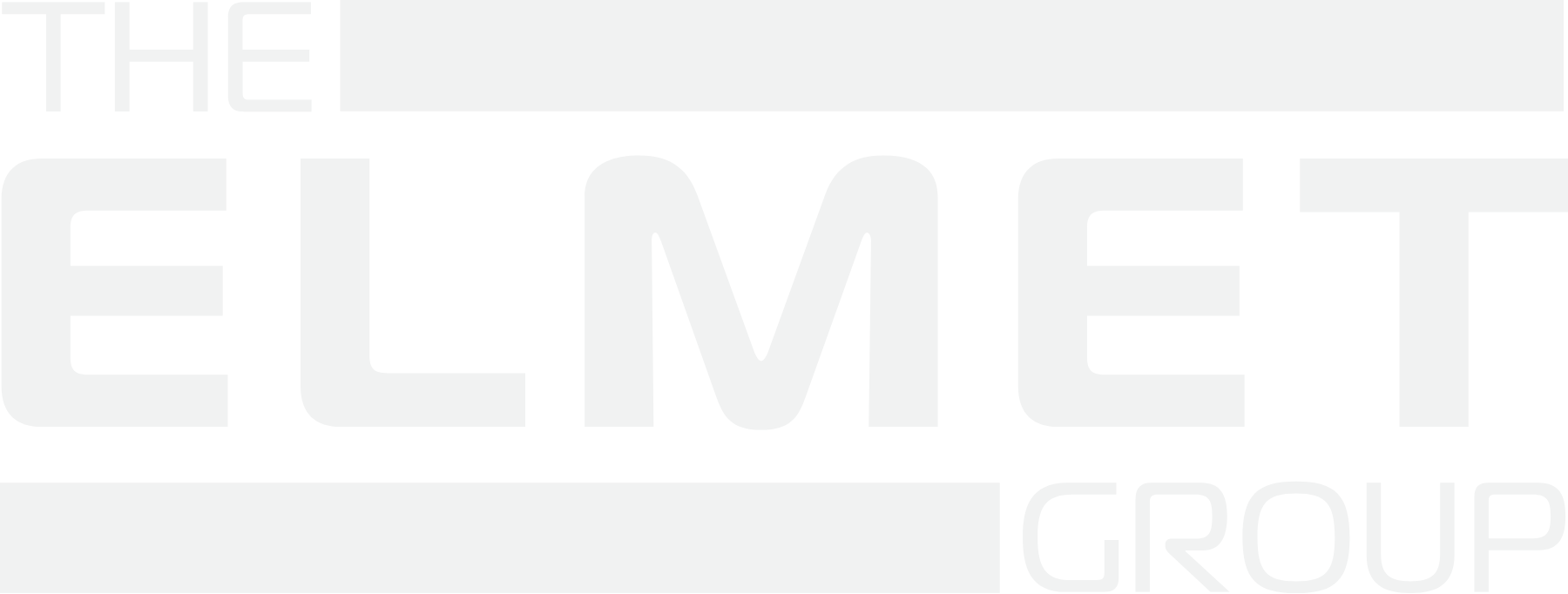 The Elmet Group logo fulle size on a dark background (transparent PNG)