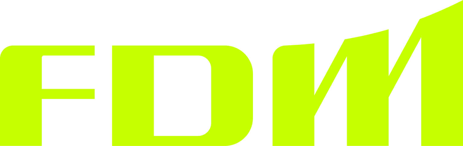 FDM Group logo on a dark background (transparent PNG)
