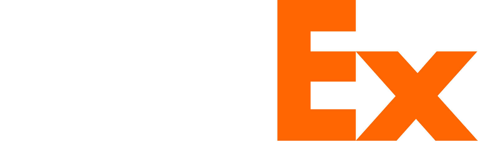 FedEx logo pour fonds sombres (PNG transparent)