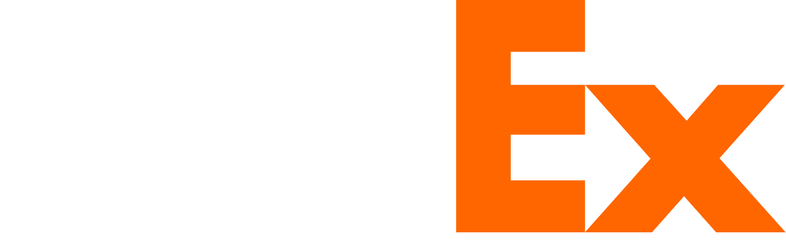 FedEx logo on a dark background (transparent PNG)