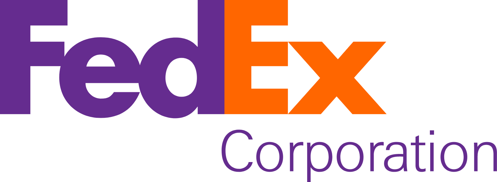 FedEx logo in transparent PNG and vectorized SVG formats
