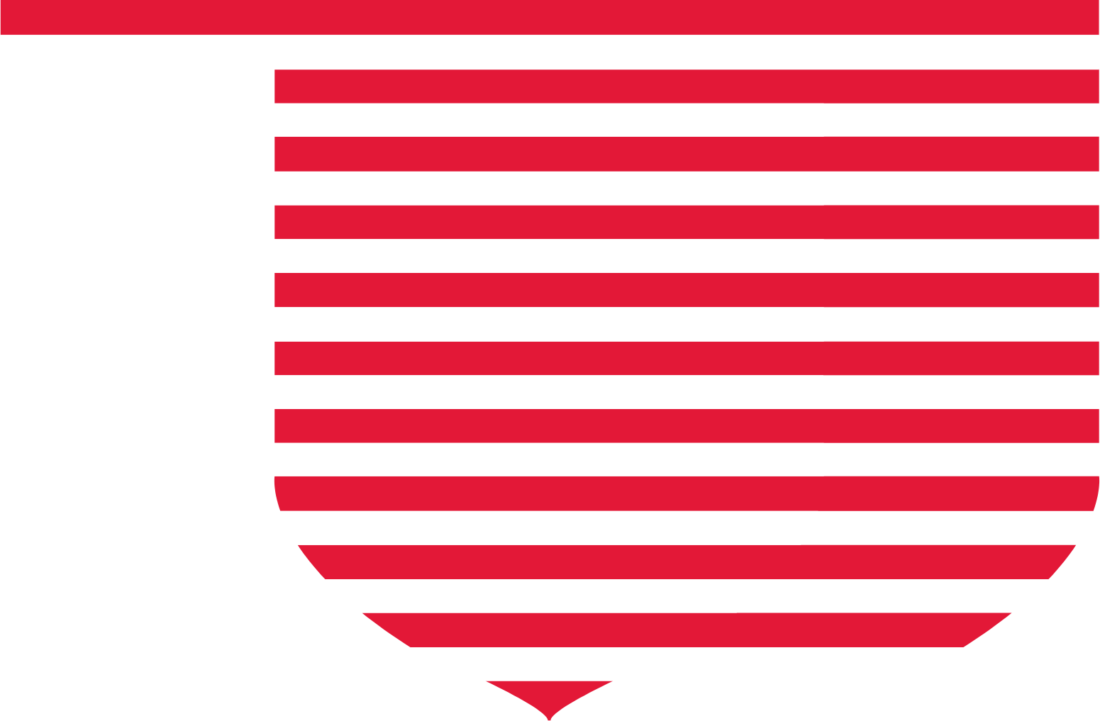 German American Bancorp Logo für dunkle Hintergründe (transparentes PNG)