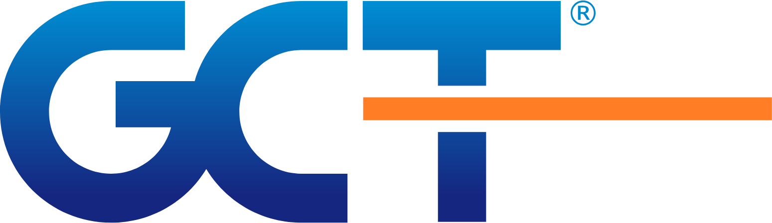 GCT Semiconductor logo large (transparent PNG)