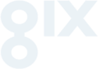 Gix Internet logo on a dark background (transparent PNG)