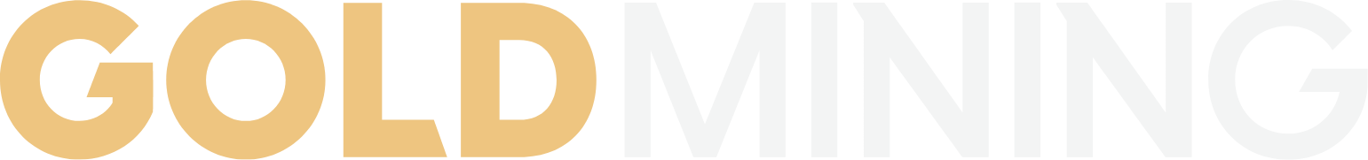 GoldMining Inc. logo fulle size on a dark background (transparent PNG)