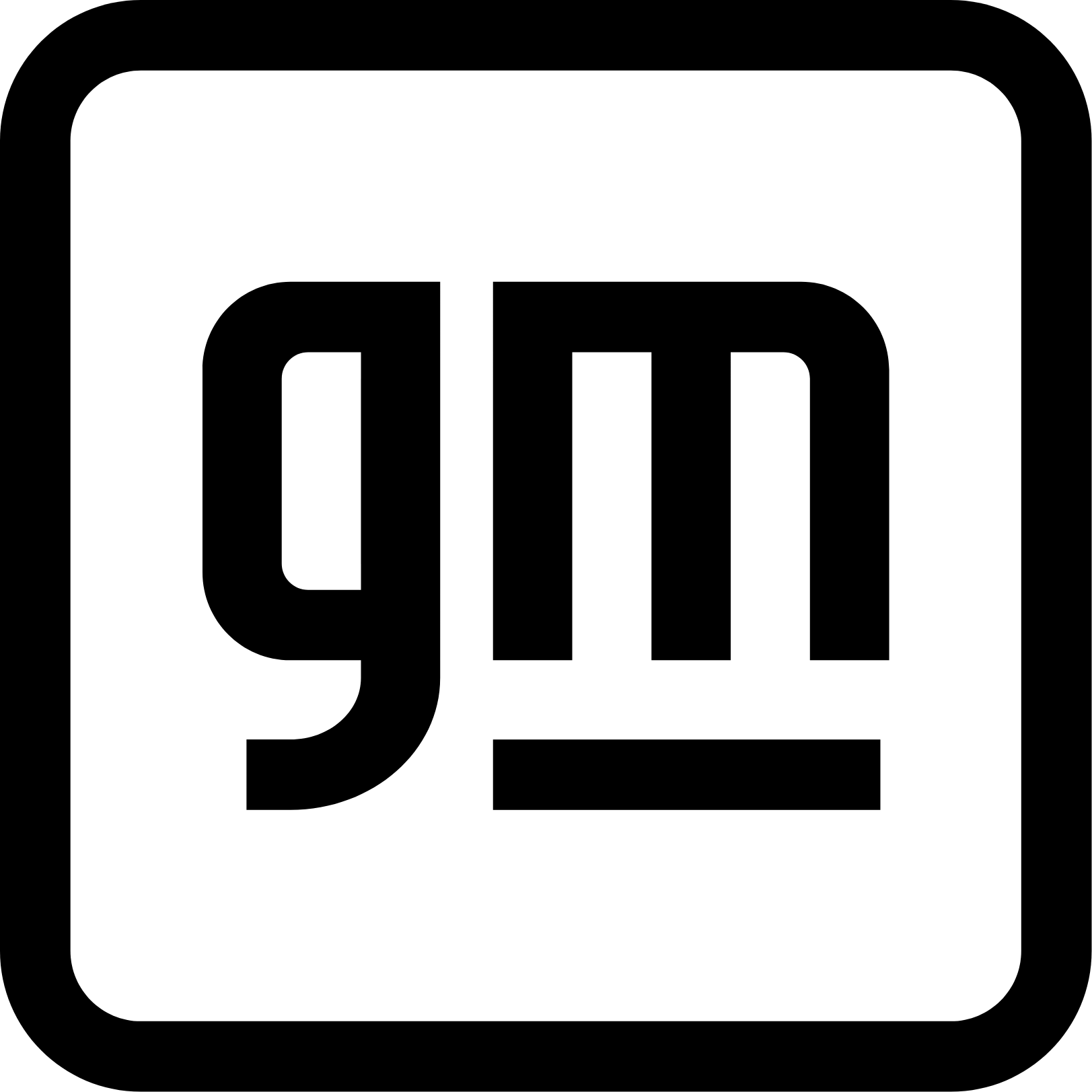General Motors logo (transparent PNG)