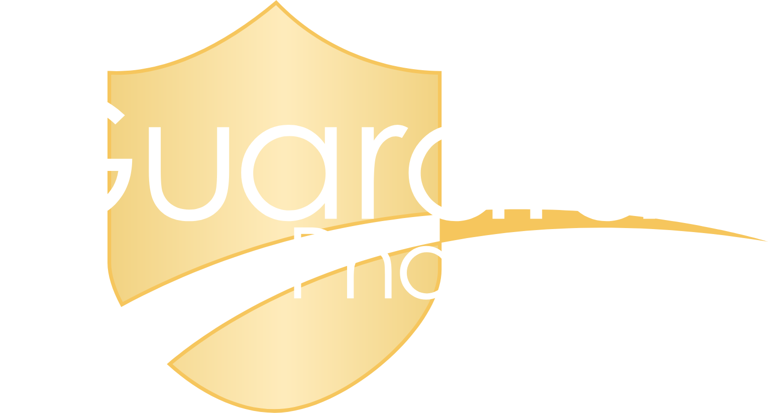 Guardian Pharmacy Services logo fulle size on a dark background (transparent PNG)