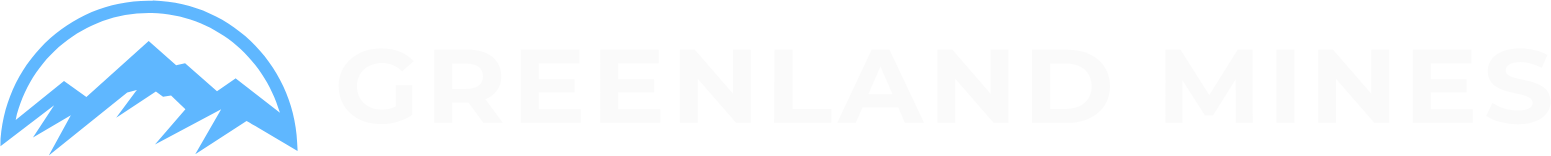 Greenland Mines Logo groß für dunkle Hintergründe (transparentes PNG)