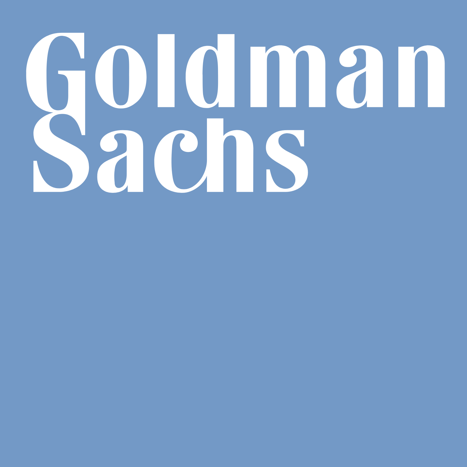 Goldman Sachs logo (PNG transparent)