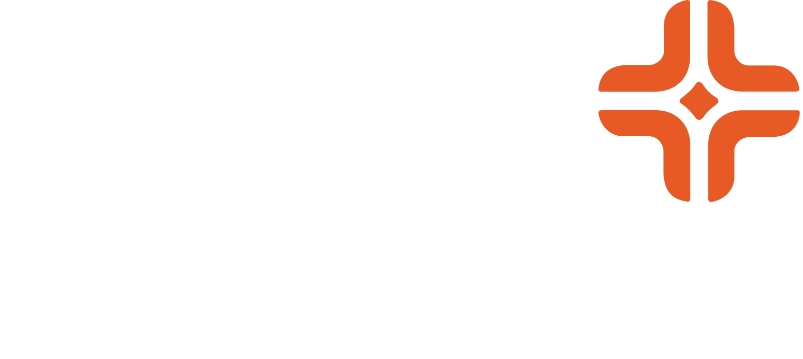 HCA Healthcare logo fulle size on a dark background (transparent PNG)
