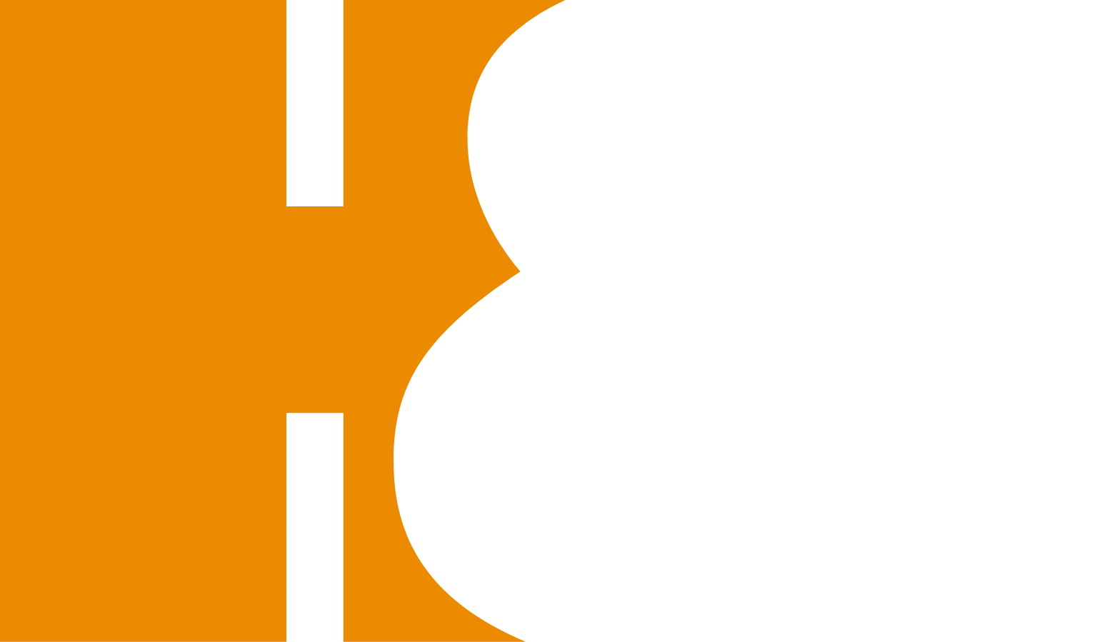 H&E Equipment Services Logo für dunkle Hintergründe (transparentes PNG)