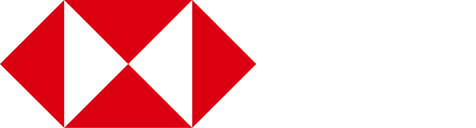 HSBC logo grand pour les fonds sombres (PNG transparent)