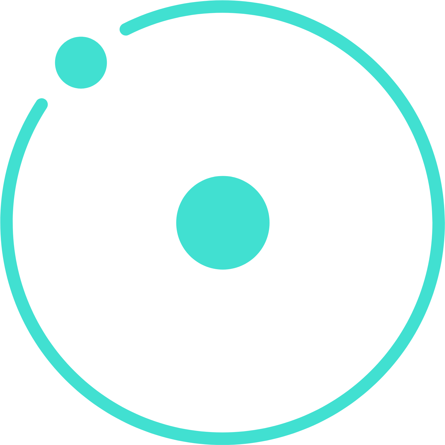 Infleqtion logo pour fonds sombres (PNG transparent)