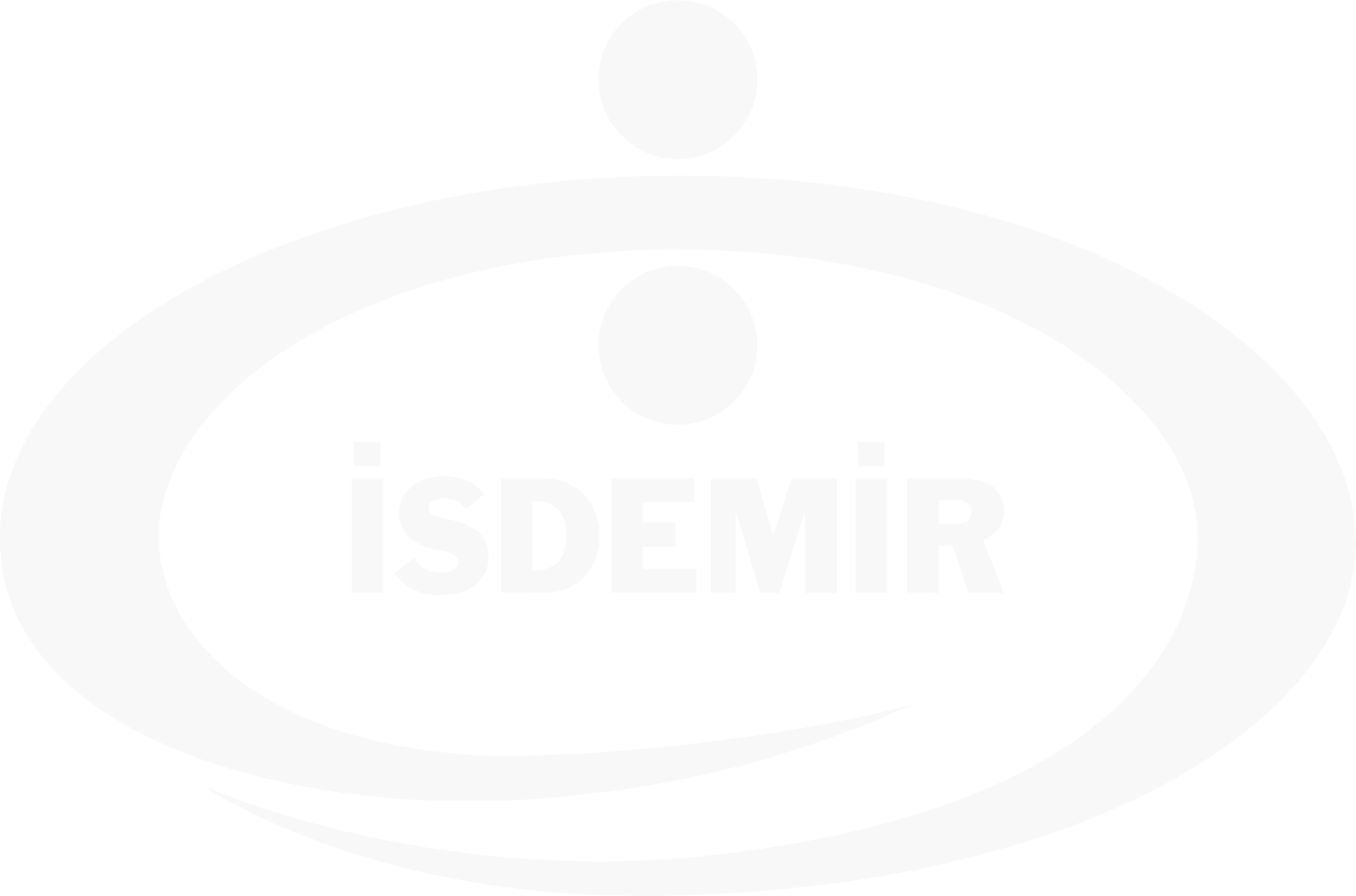 İsdemir logo on a dark background (transparent PNG)