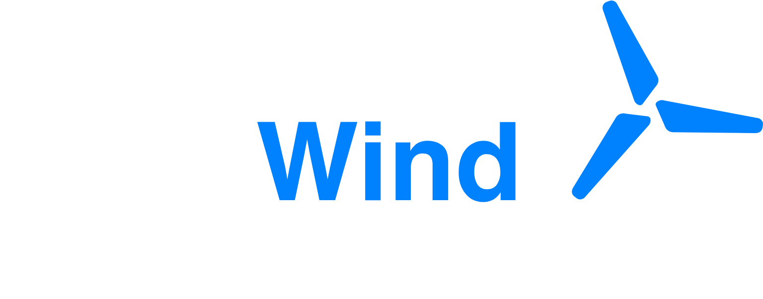 Integrated Wind Solutions logo fulle size on a dark background (transparent PNG)