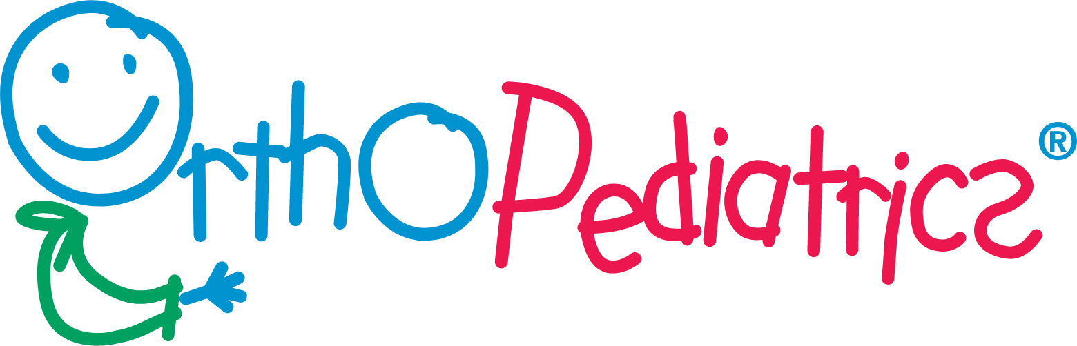 OrthoPediatrics Logo groß für dunkle Hintergründe (transparentes PNG)
