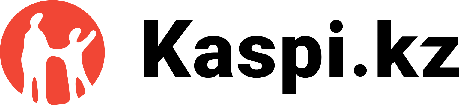 Kaspi.kz Joint Stock Company logo large (transparent PNG)