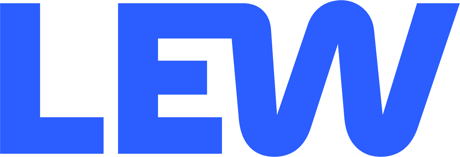 LEW (Lechwerke) logo (transparent PNG)