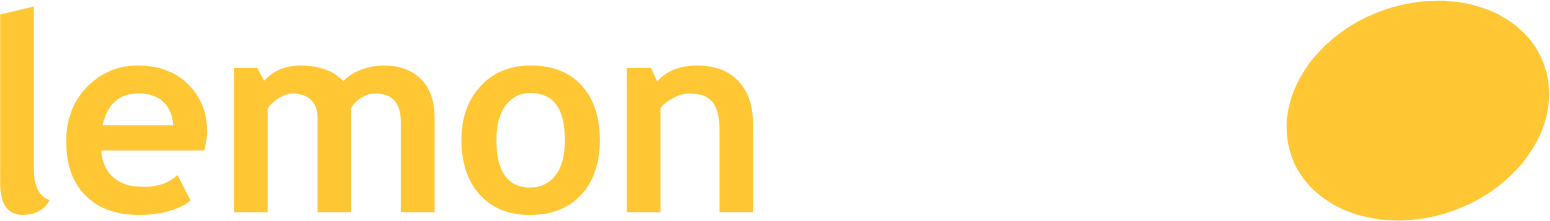 Lemonsoft logo fulle size on a dark background (transparent PNG)