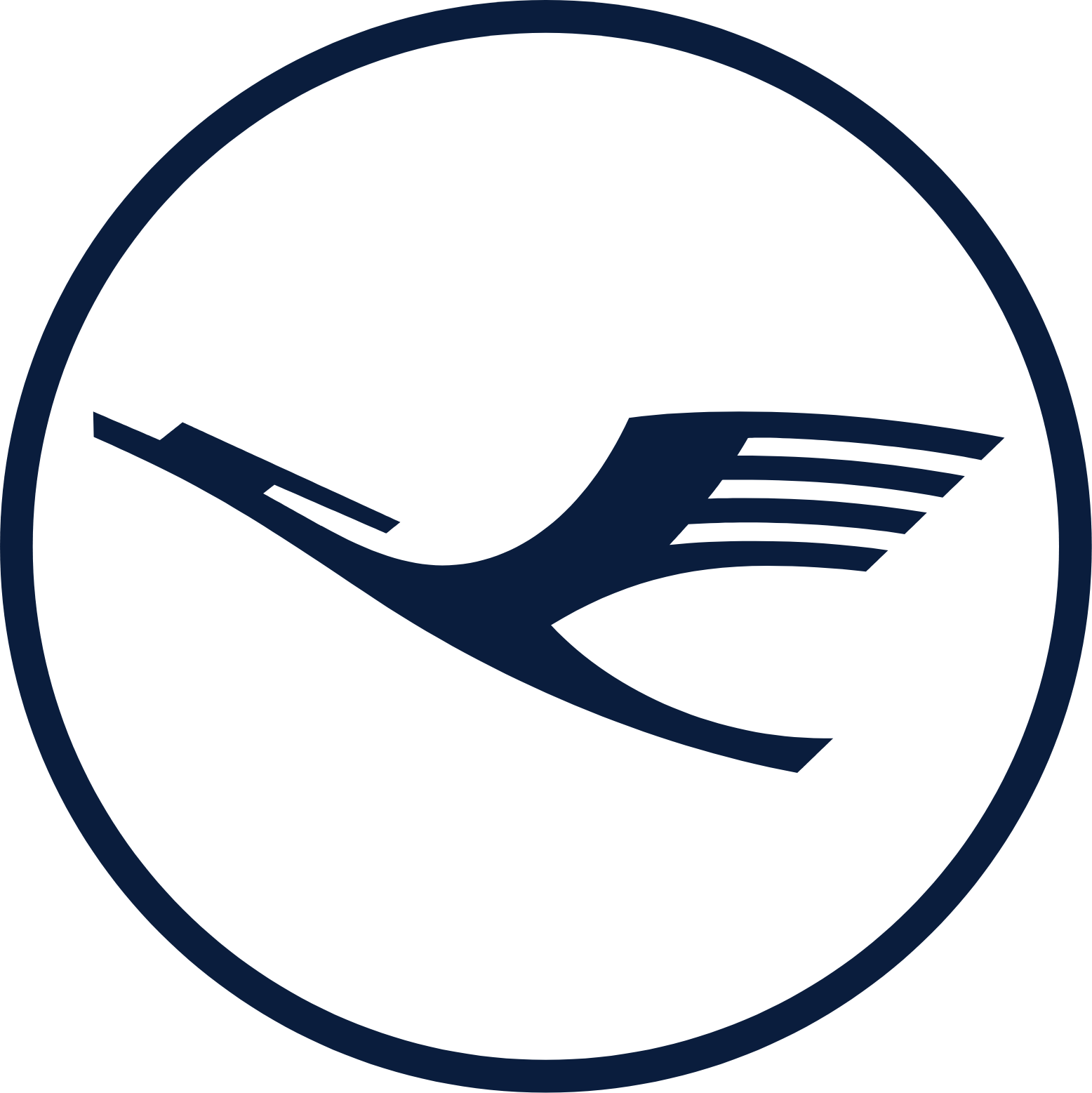 Lufthansa logo (transparent PNG)