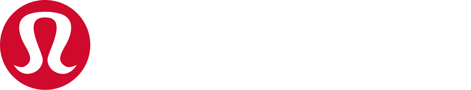 lululemon athletica Logo groß für dunkle Hintergründe (transparentes PNG)