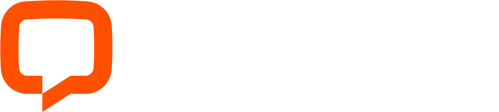 LiveChat Software logo fulle size on a dark background (transparent PNG)