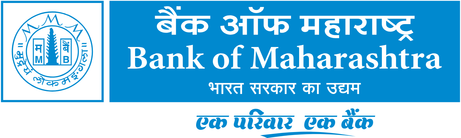 Bank of Maharashtra
 logo fulle size on a dark background (transparent PNG)