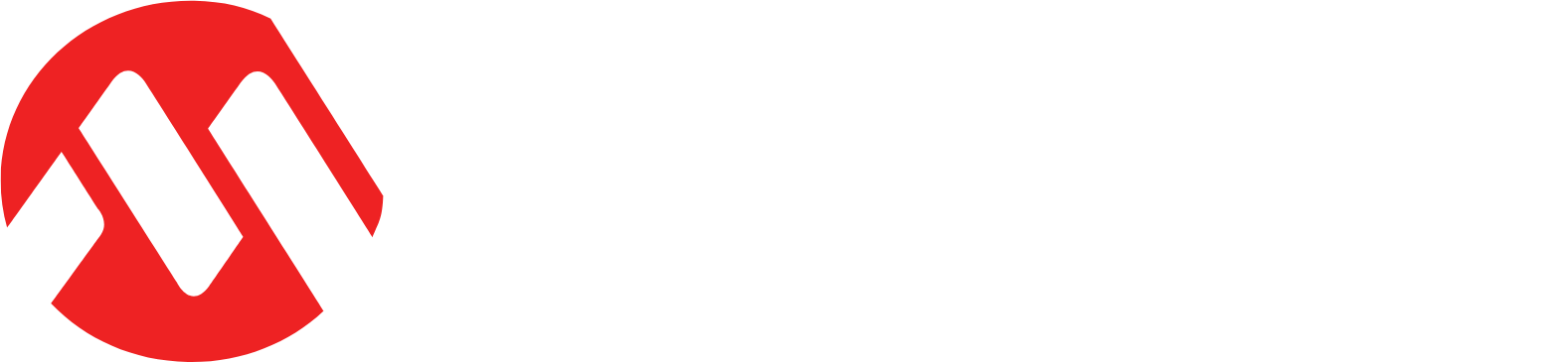 Microchip Technology Logo groß für dunkle Hintergründe (transparentes PNG)