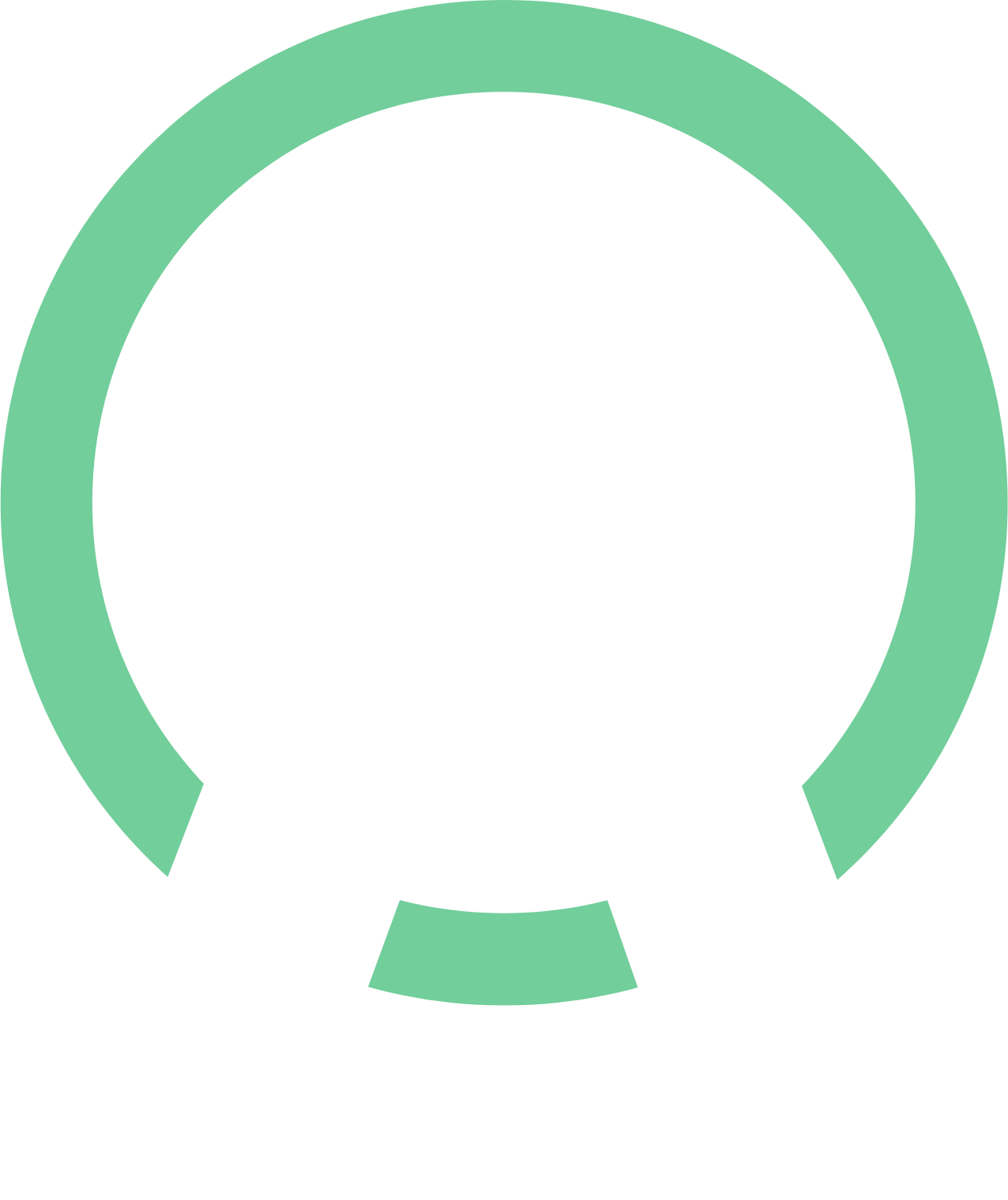 Medpace Logo für dunkle Hintergründe (transparentes PNG)