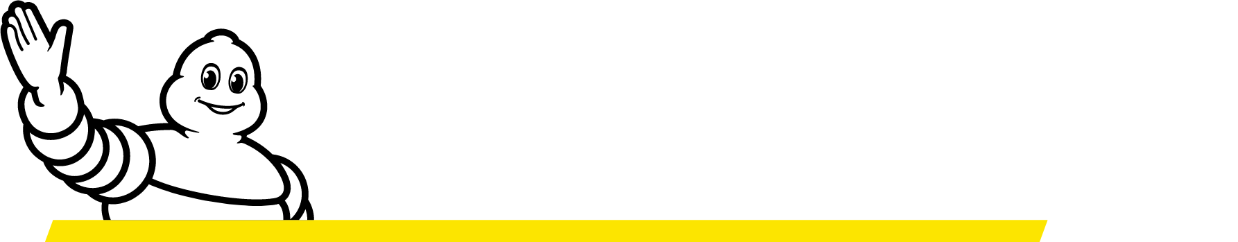 Michelin logo fulle size on a dark background (transparent PNG)