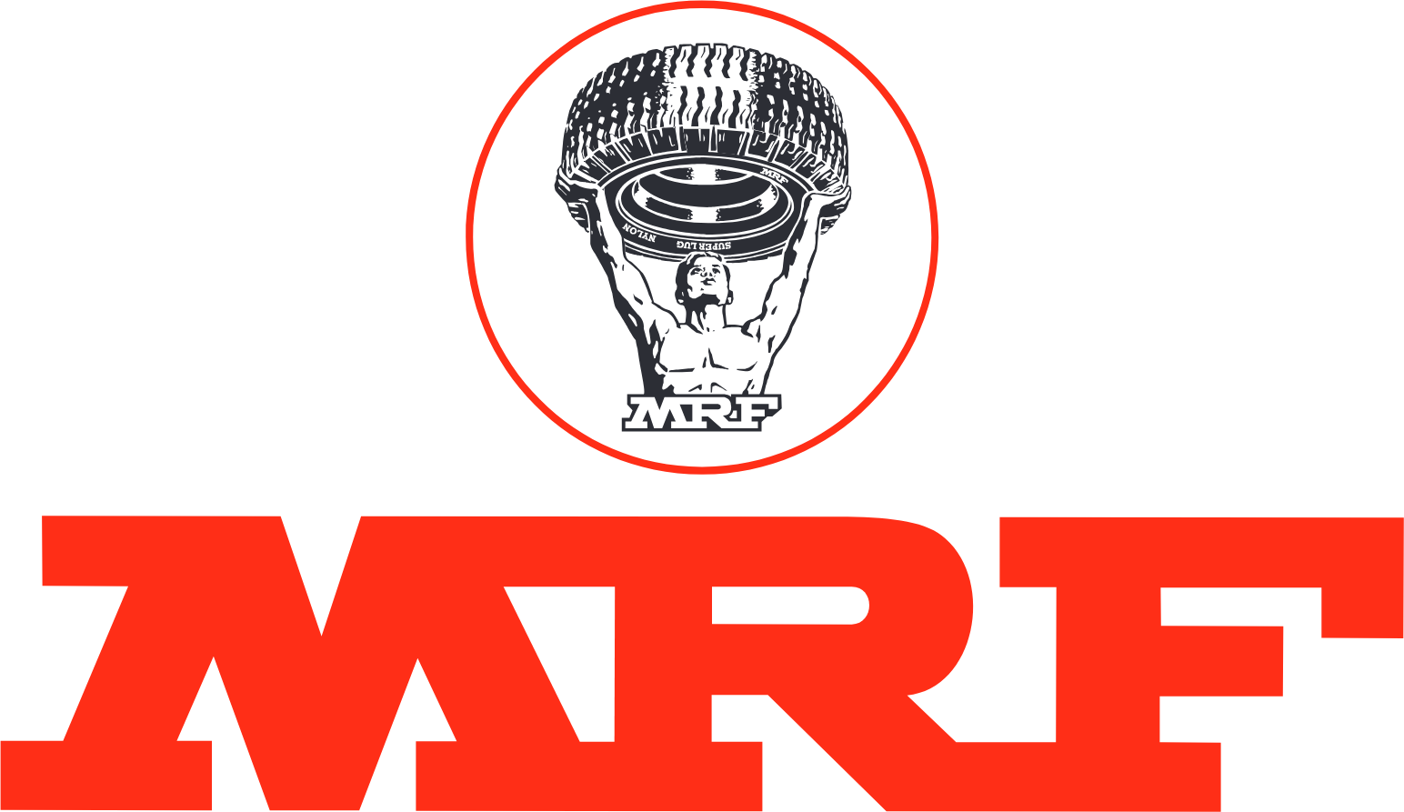 Madras Rubber Factory logo large (transparent PNG)