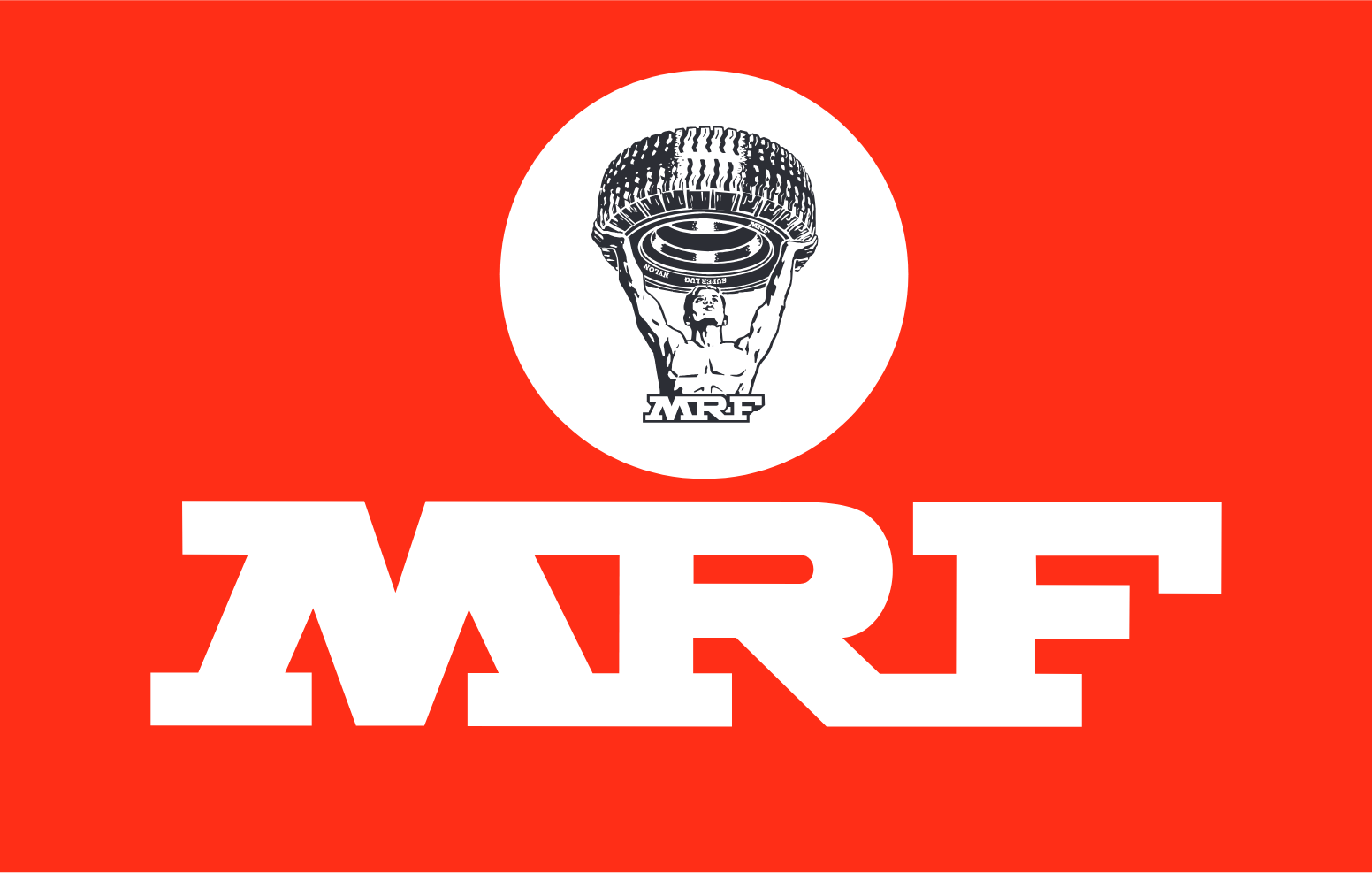 Madras Rubber Factory logo grand pour les fonds sombres (PNG transparent)
