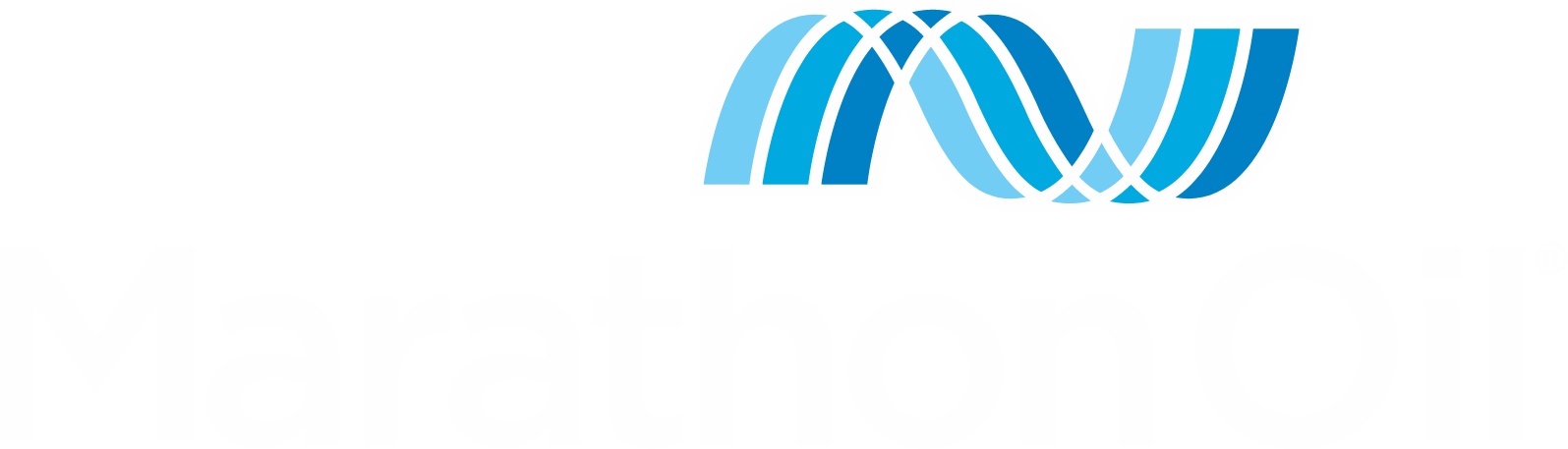 Marathon Oil
 logo fulle size on a dark background (transparent PNG)