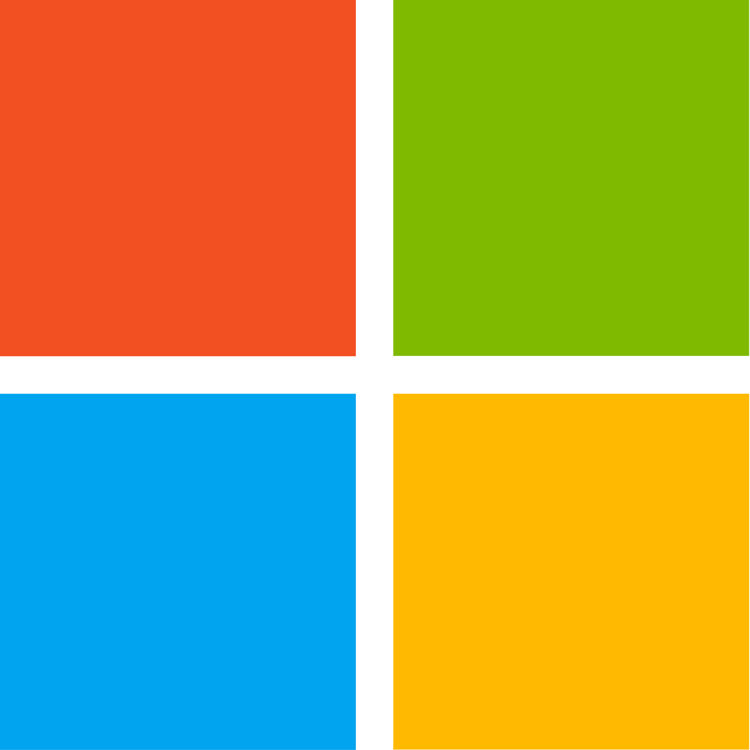 Microsoft logo (PNG transparent)