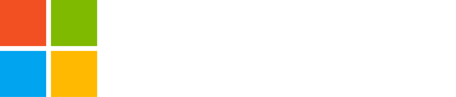 Microsoft logo grand pour les fonds sombres (PNG transparent)