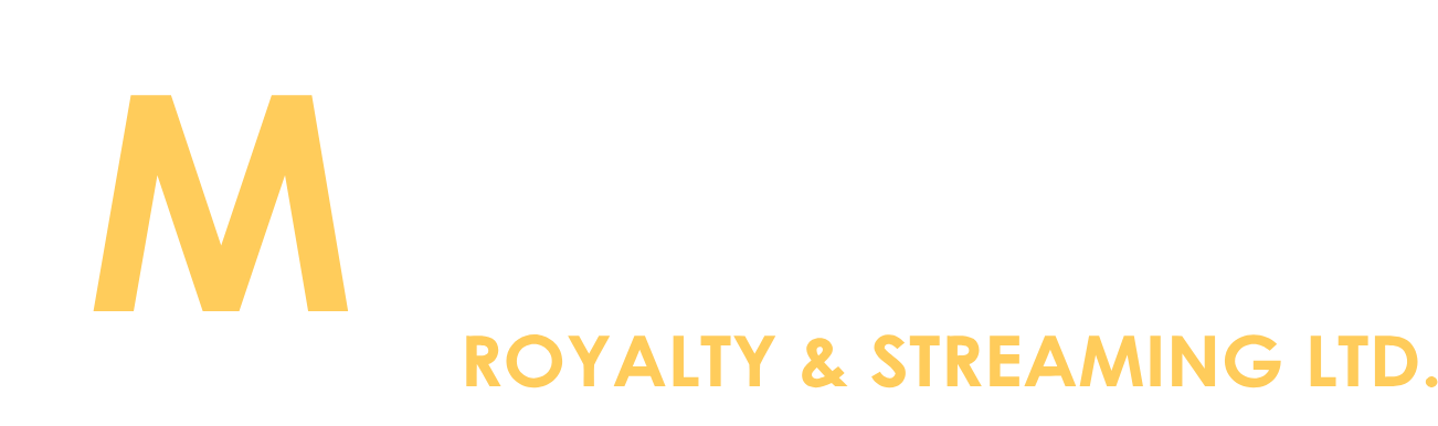 Metalla Royalty & Streaming logo fulle size on a dark background (transparent PNG)