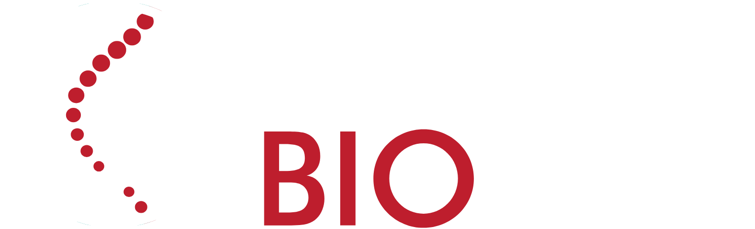 Mainz Biomed logo grand pour les fonds sombres (PNG transparent)