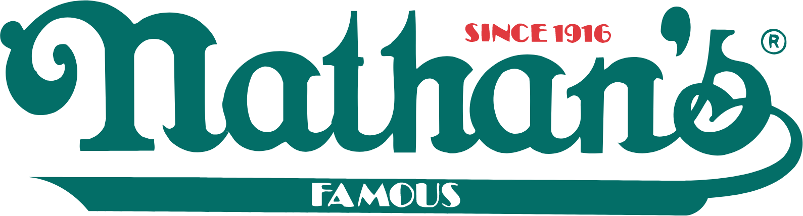 Nathan's Famous logo large (transparent PNG)