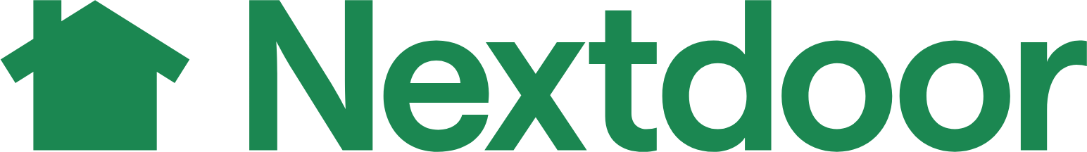 Nextdoor logo large (transparent PNG)