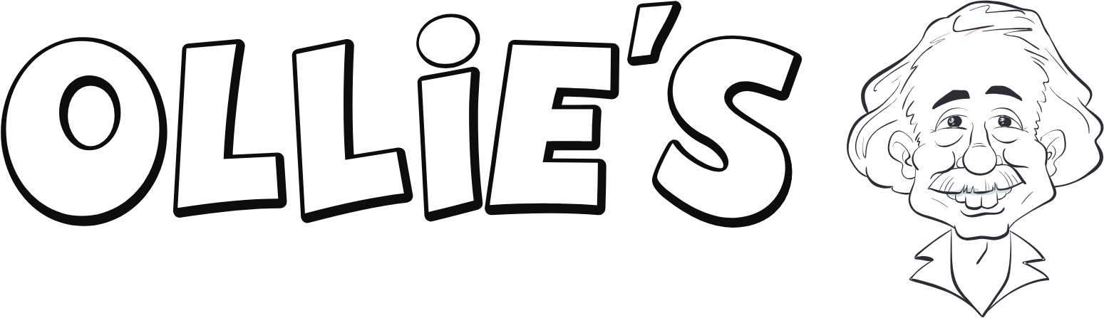Ollie's Bargain Outlet
 logo fulle size on a dark background (transparent PNG)