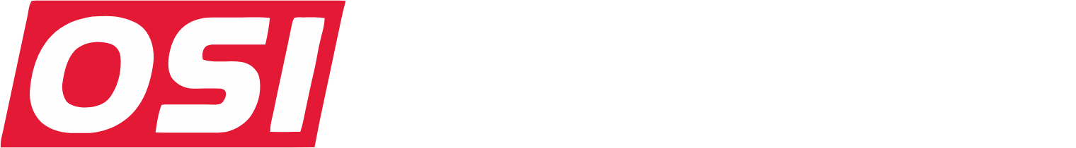 OSI Systems
 Logo groß für dunkle Hintergründe (transparentes PNG)