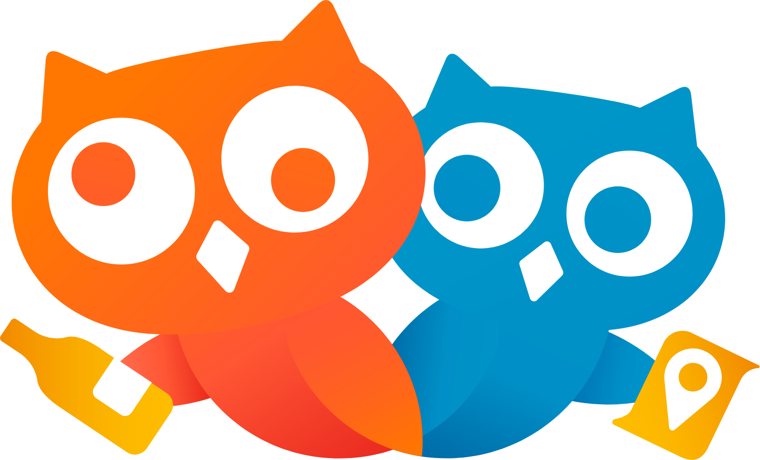 OBOOK Holdings Inc. (OwlTing) logo (PNG transparent)
