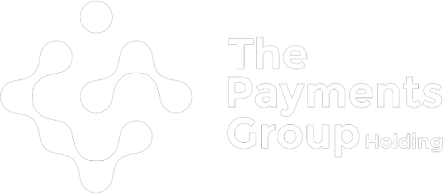 The Payments Group Holding logo grand pour les fonds sombres (PNG transparent)