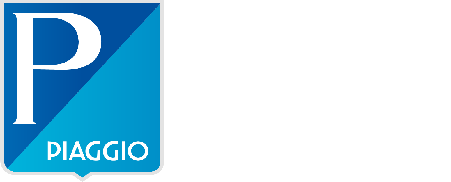 Piaggio logo fulle size on a dark background (transparent PNG)