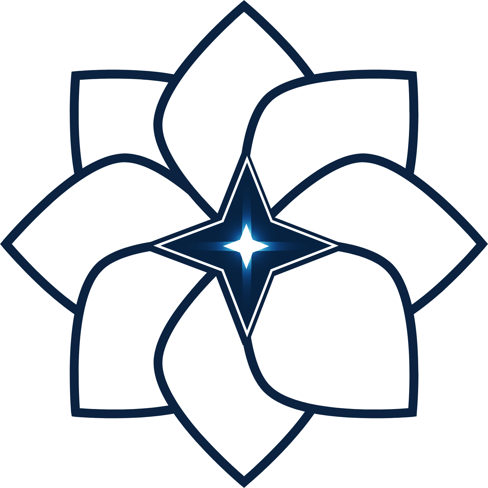 Polaris Renewable Energy logo on a dark background (transparent PNG)