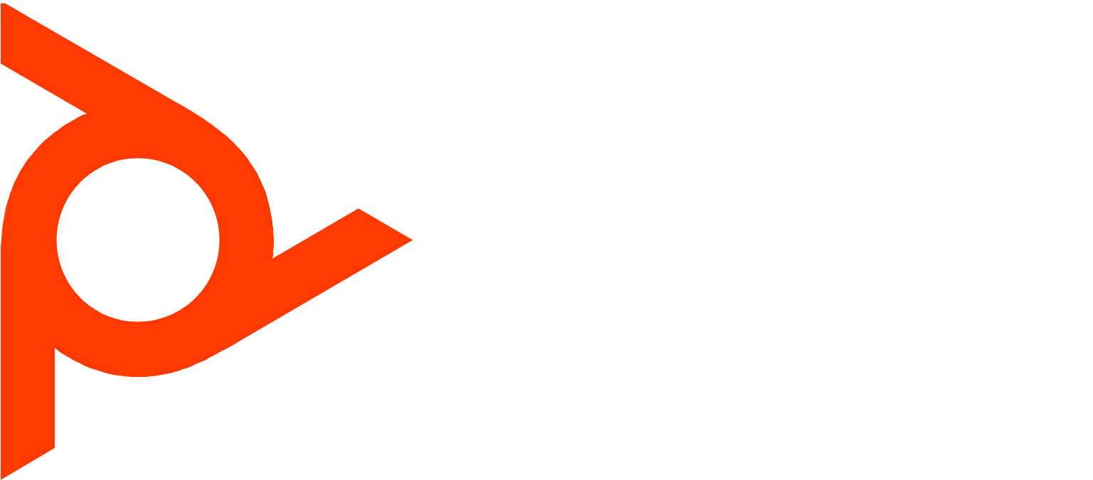 Plantronics logo fulle size on a dark background (transparent PNG)