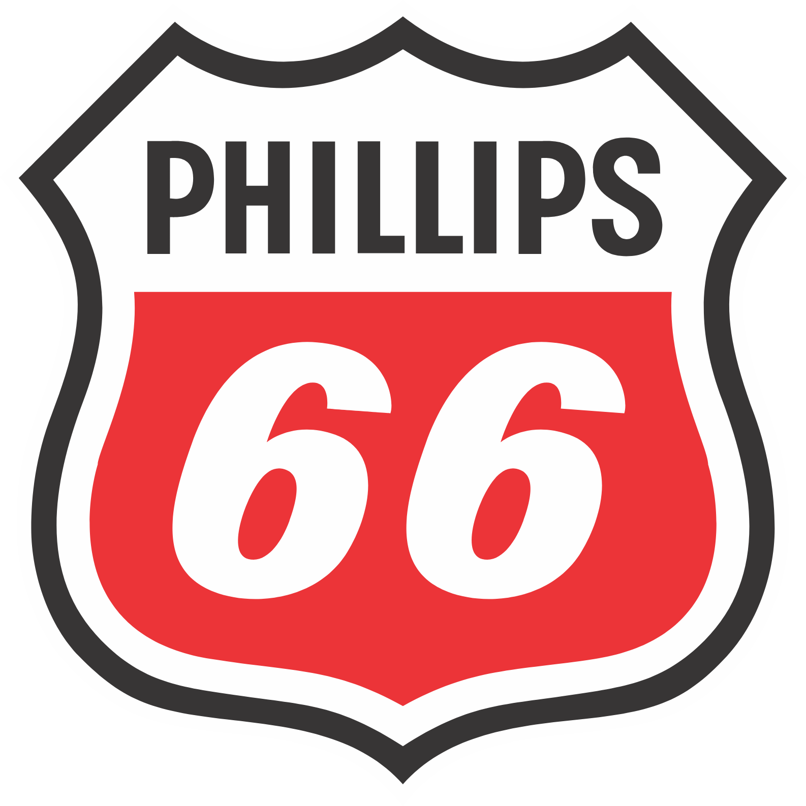 Phillips 66 logo (transparent PNG)