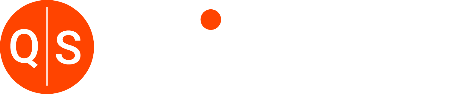 QuinStreet
 logo grand pour les fonds sombres (PNG transparent)